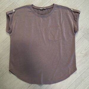 Cable & Gauge Studio Tee-Rose pink, Size medium, NWOT